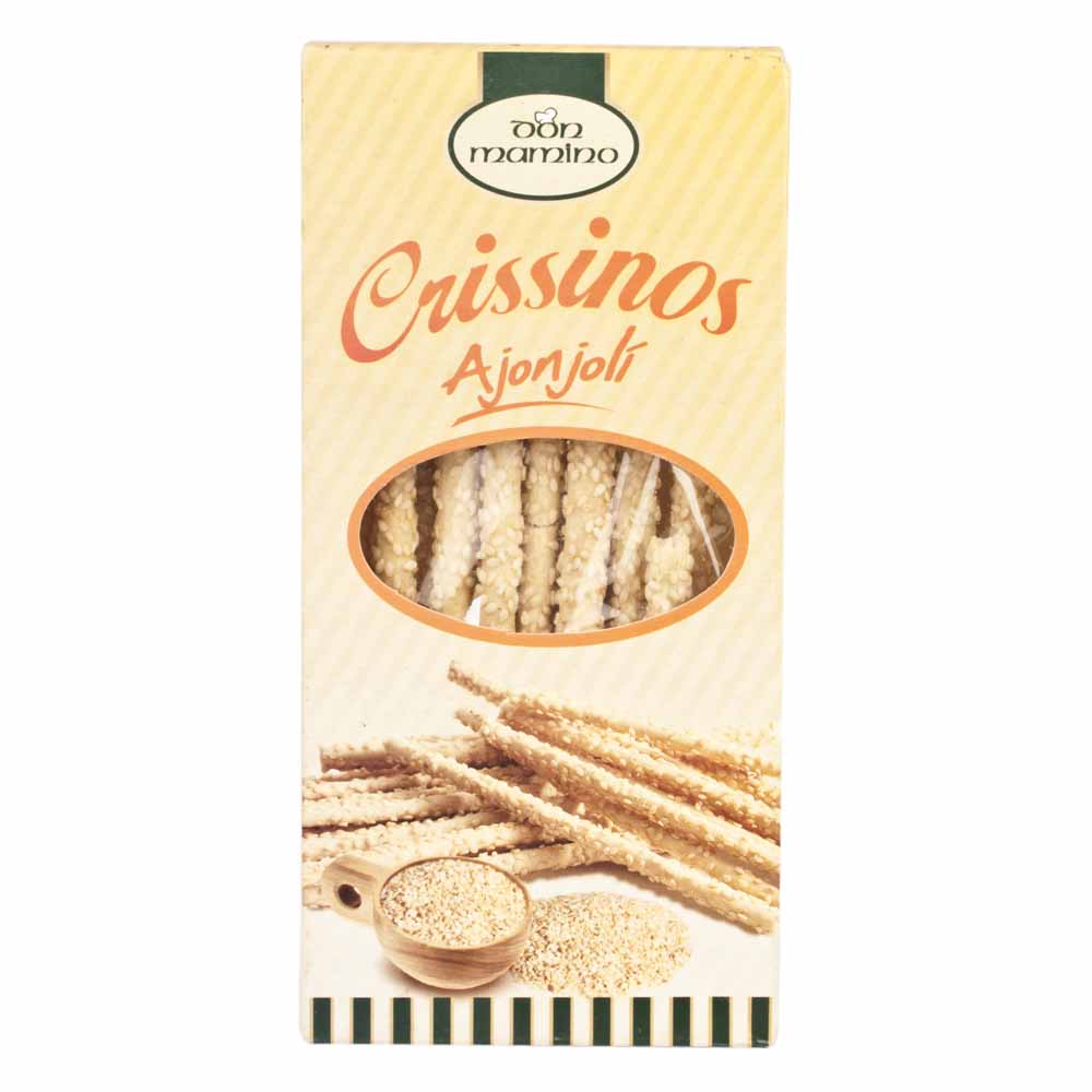 Crissinos Largos DON MAMINO con Ajonjolí Caja 75g