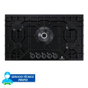 Indurama 5 Hornillas Gas Negro [EGASI-905CGNE]
