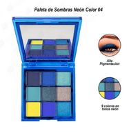 Paleta de Sombras Neon Ever Beauty Color 04