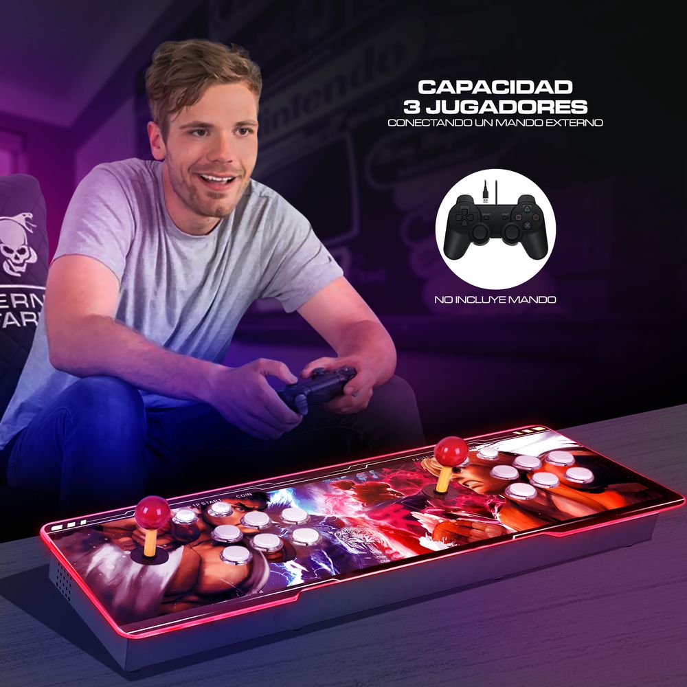 Retro Consola Arcade Pandora Box 12S S F2 5000 Juegos PlazaVea Supermercado