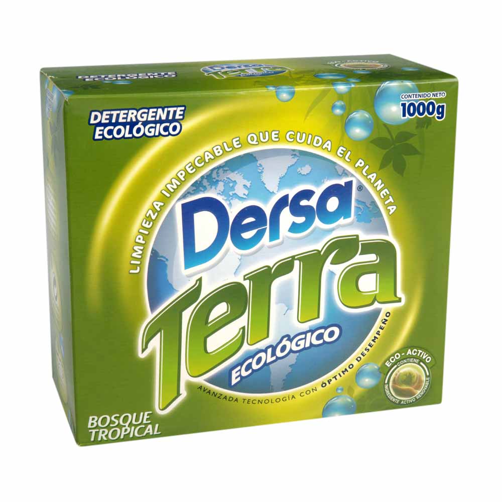 Detergente en polvo DERSA Bosque tropical Caja 1Kg - Supermercado