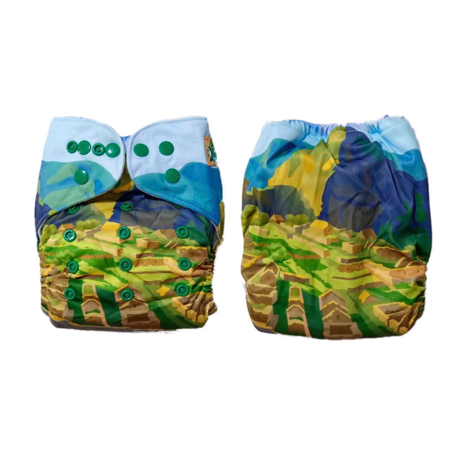 Pañal de Tela Unitalla Babyloom Machu Picchu