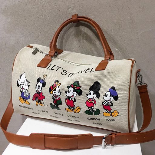 Bolso Grande para de Hombro Viaje Mickey Minnie Mouse | plazaVea Supermercado