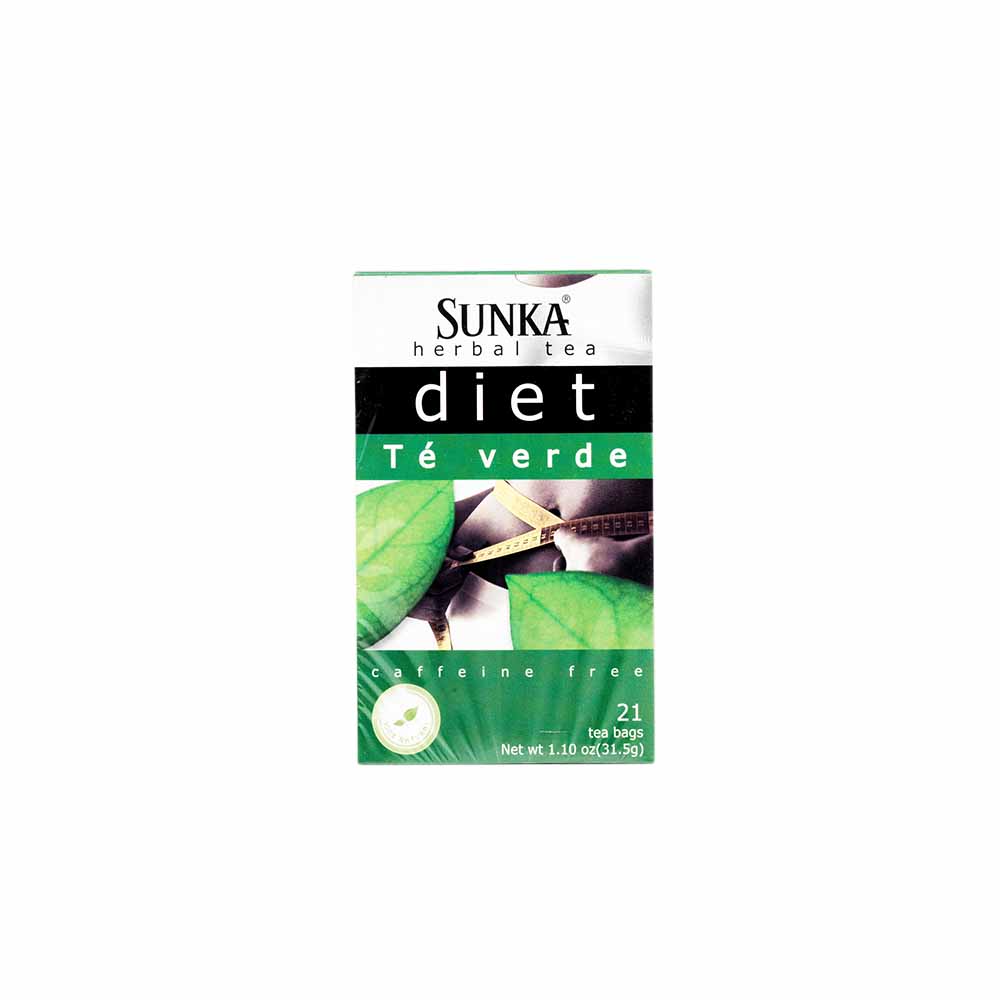 Infusiones SUNKA Dieta Té Verde Caja 21un