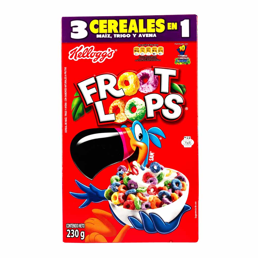 Cereal KELLOGGS Froot loops Caja 230Gr | plazaVea - Supermercado