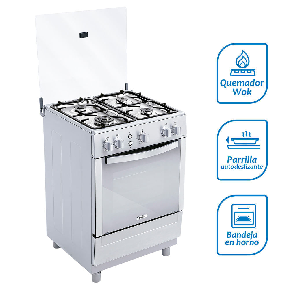 Cocina a gas CX 651 4 Hornillas Inox | plazaVea - Supermercado