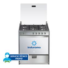 Ripley - COCINA DE PIE A GAS INDURAMA 6 QUEMADORES PARMA ZAF
