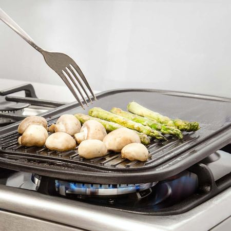 Cocina Galicia Quarzo Plus 6 Hornillas Gris | plazaVea - Supermercado