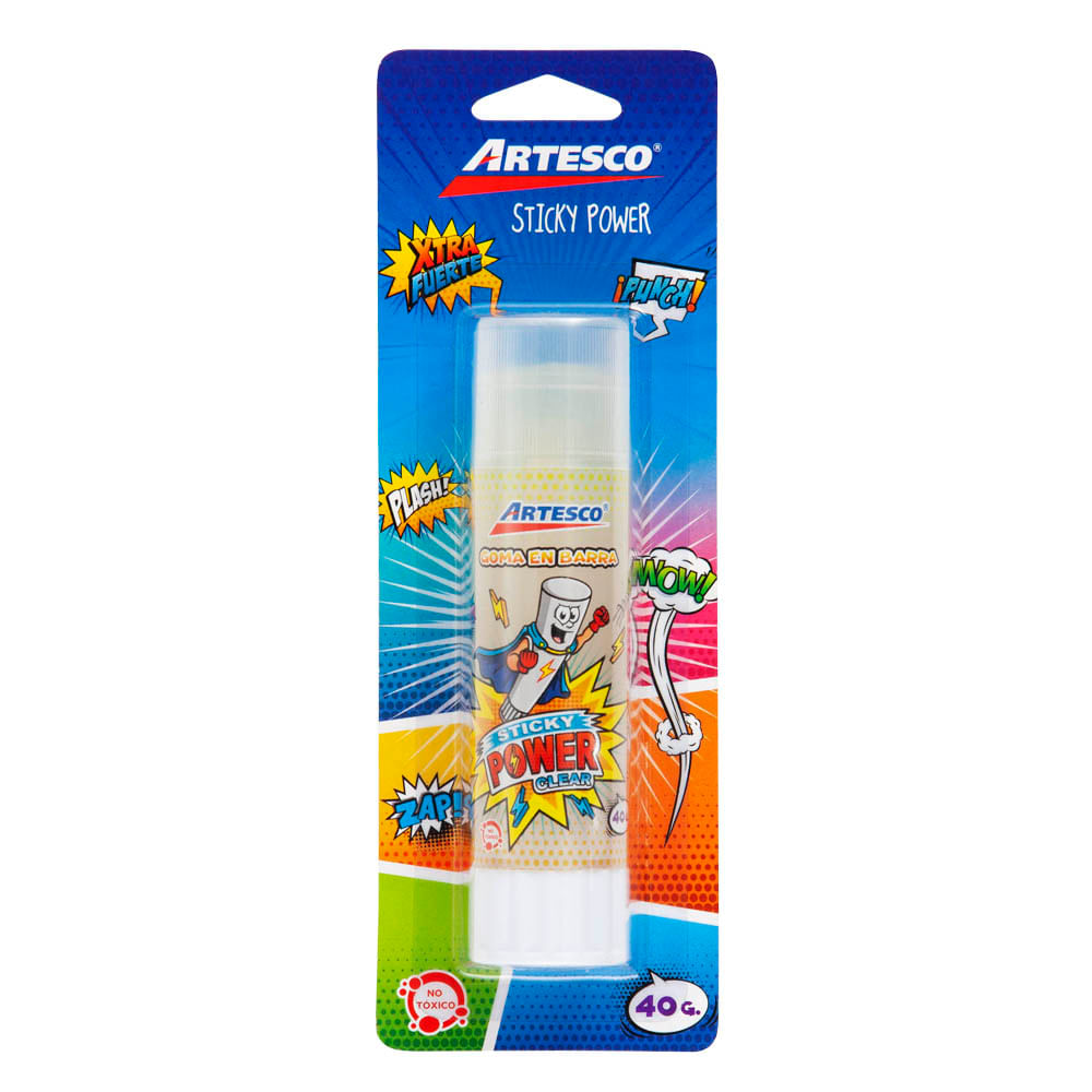 Goma en Barra ARTESCO Sticky Power Clear 40g