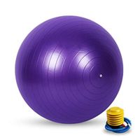 Pelota Yoga 75cm Morado Pilate + Inflador