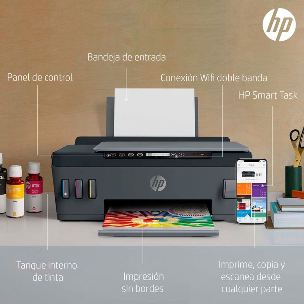Compara: Impresora Multifuncional HP SMART TANK 515