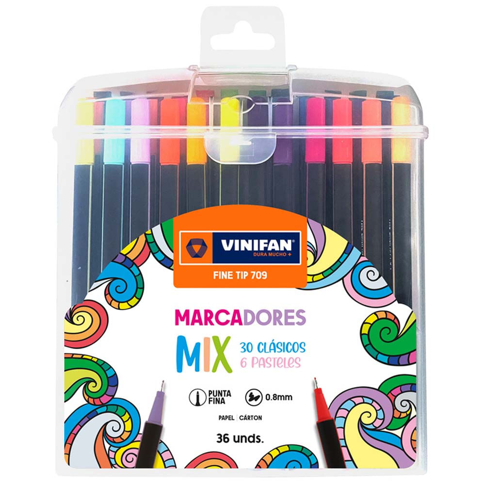 Marcador VINIFAN Finetip 709 Paquete 36un