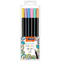 Marcador VINIFAN Finetip 709 Pastel Paquete 6un