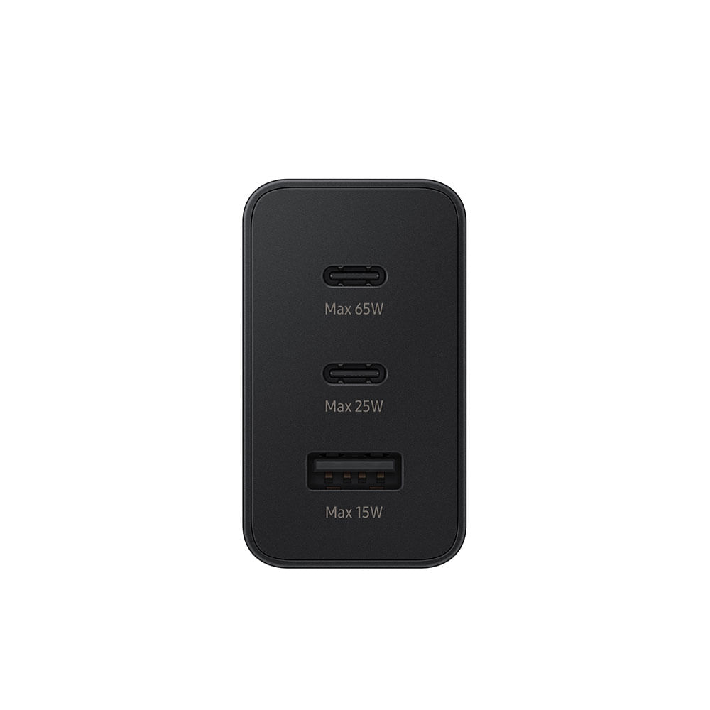 Samsung Cargador Power Adapter Trio 65W PD - Negro