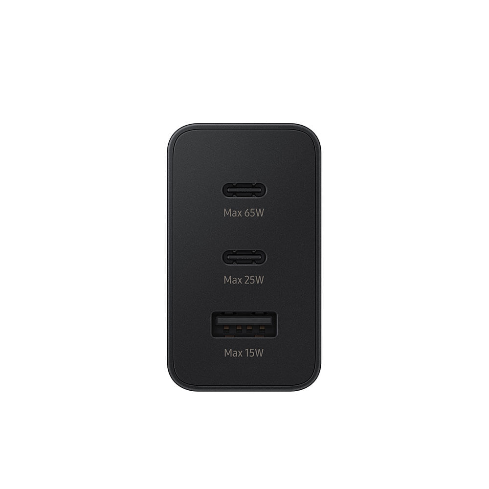 Cargador de Pared Samsung Power Adapter Trio 65W USB-C (x2) USB-A - Promart