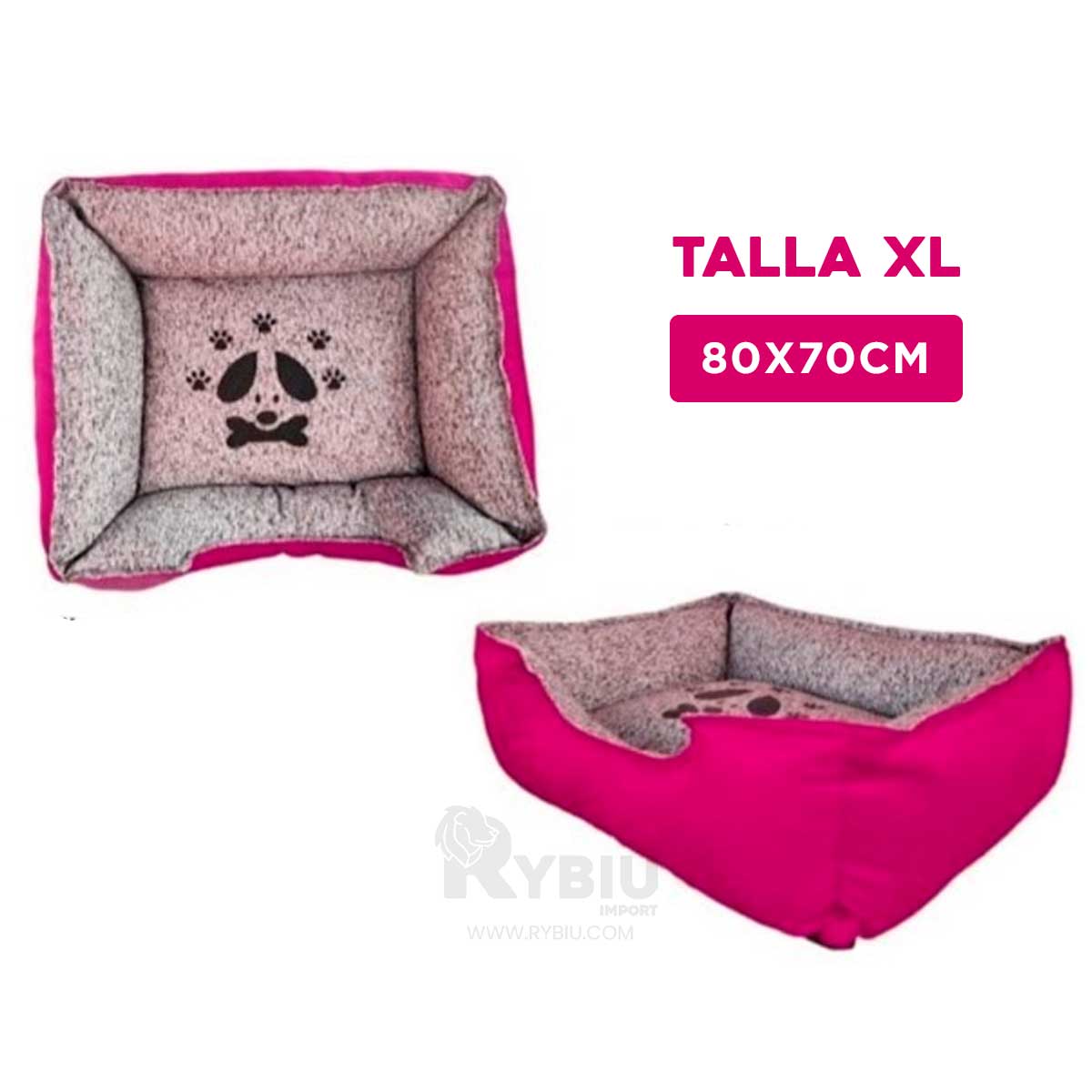 Colchoneta Premium Gato Fucsia XL