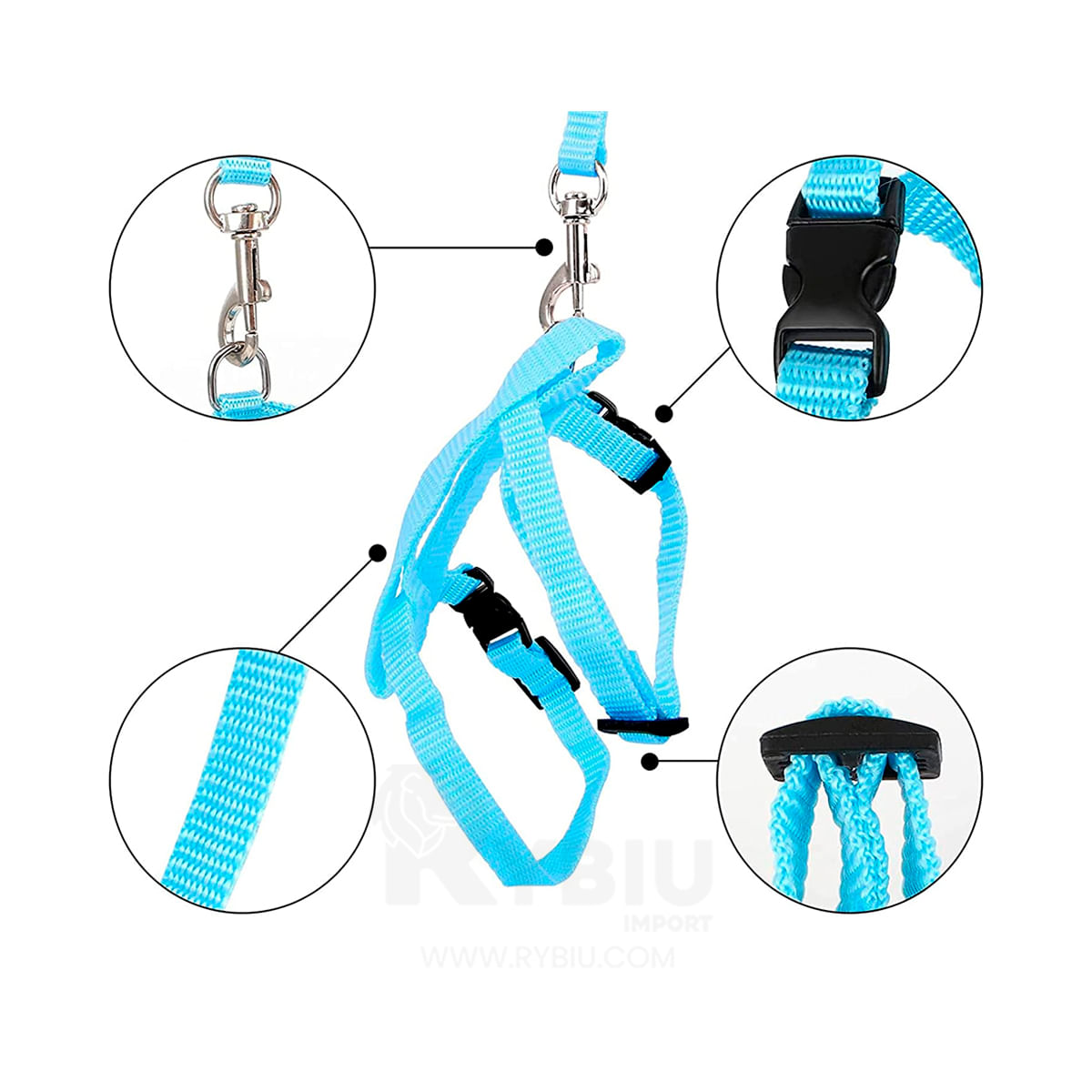 Arnes Para Erizo Pequeño Celeste