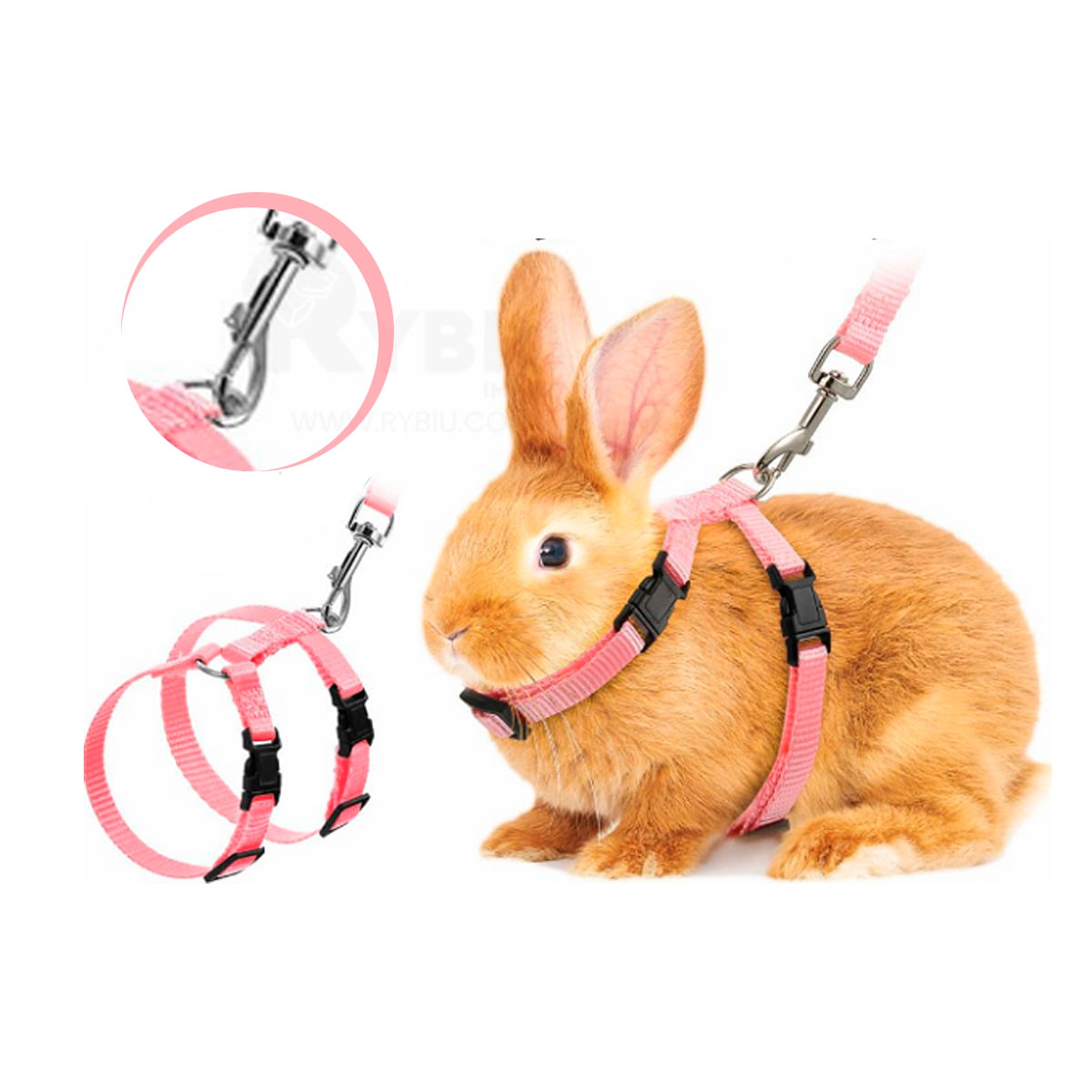 Arnes Para Animales Pequeños del Hogar Rosado