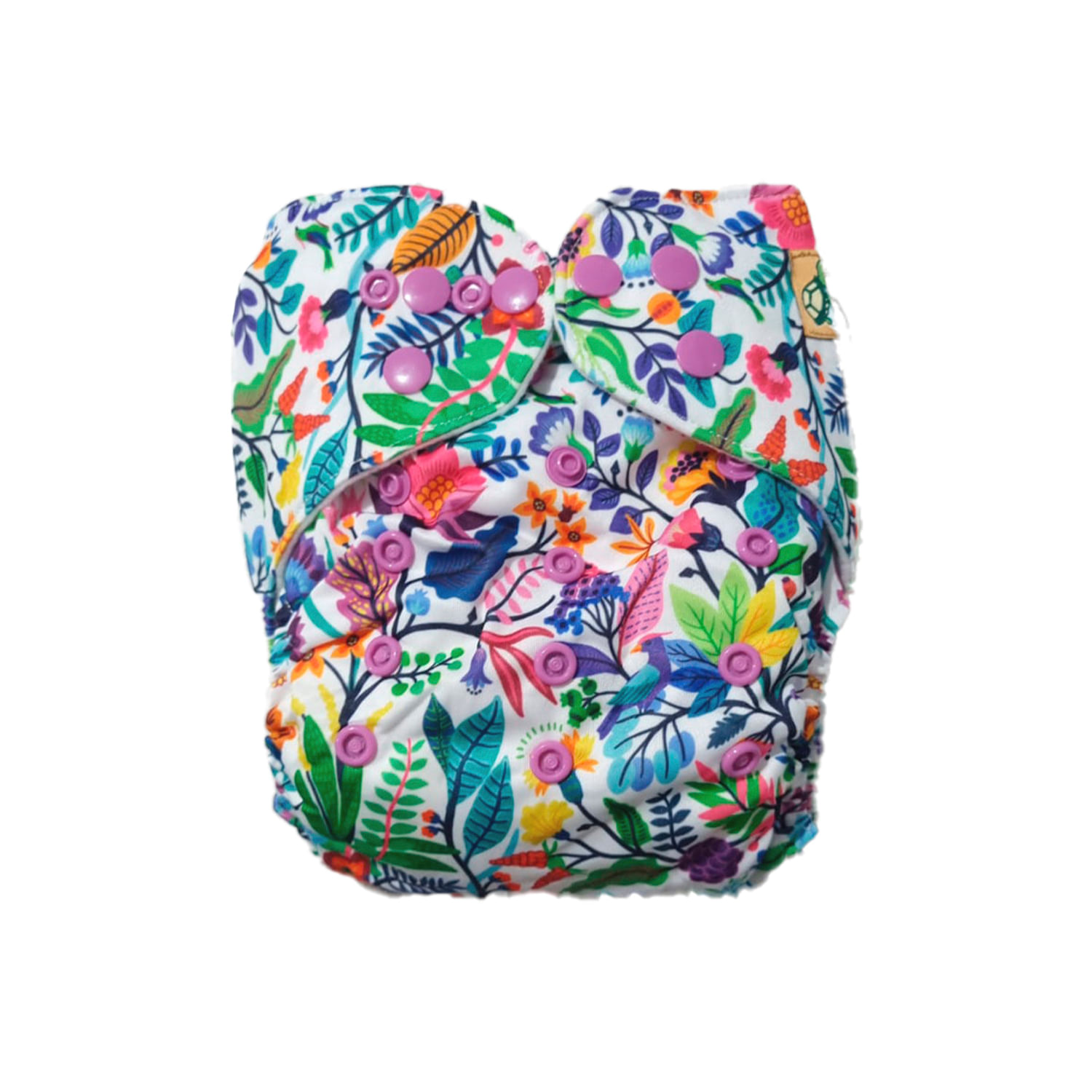 Pañal de Tela Unitalla Babyloom Carrusel Flower