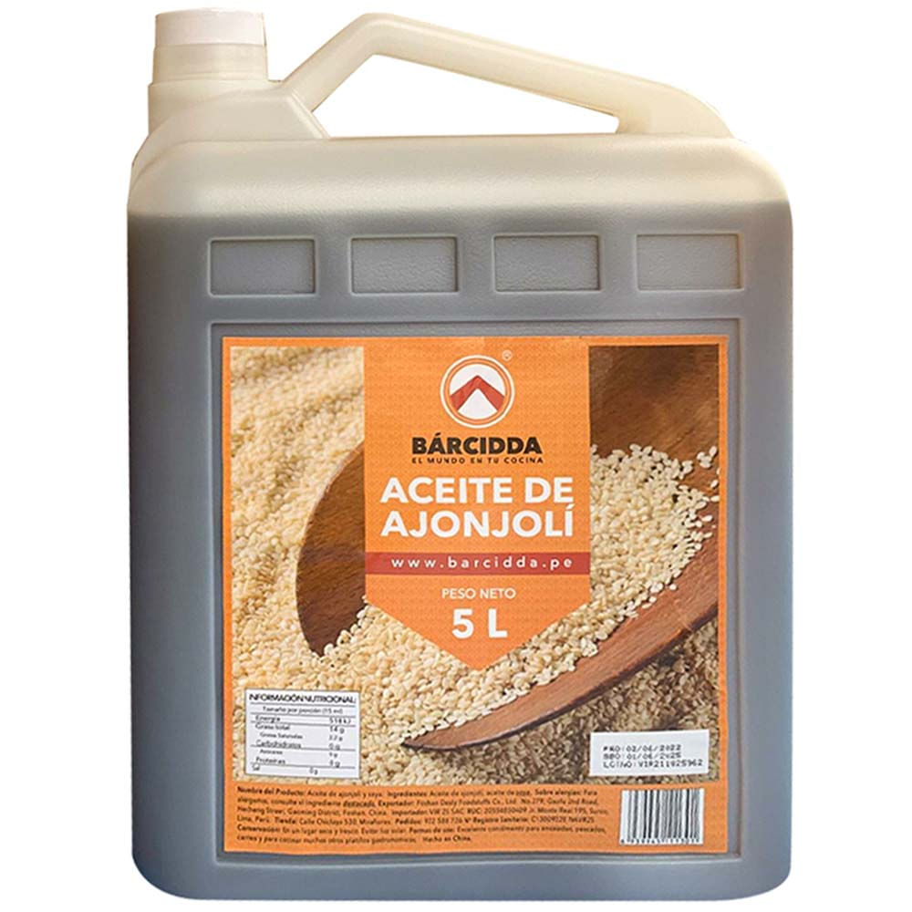 Aceite de Ajonjolí y Soya BARCIDDA Galón 5L