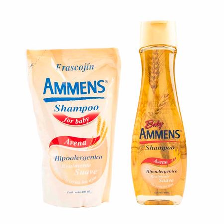 shampoo-para-bebe-ammens-avena-frasco-400ml-doypack-400ml