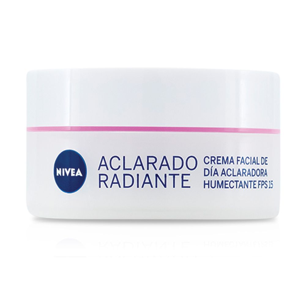 Crema NIVEA Aclarado Radiante DÃa Frasco 50ml - Supermercado crema facial nivea de noche aclarado radiante 50ml