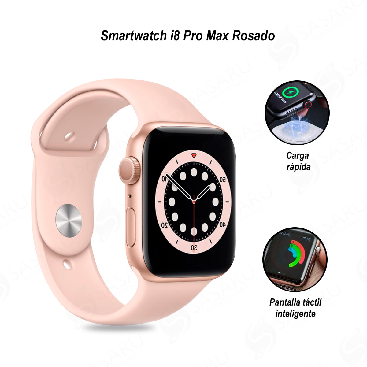Smartwatch i8 Pro Max Rosado