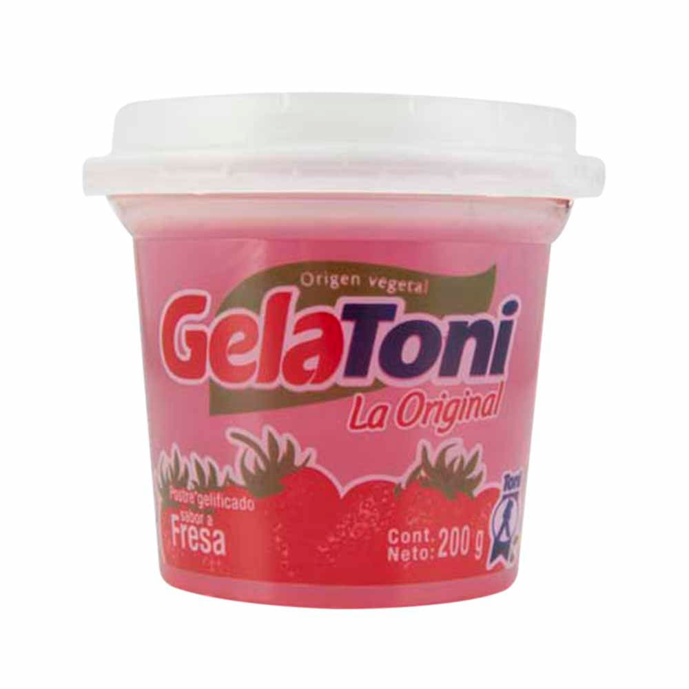 Gelatina GELATONI Fresa Pote 200g - Supermercado