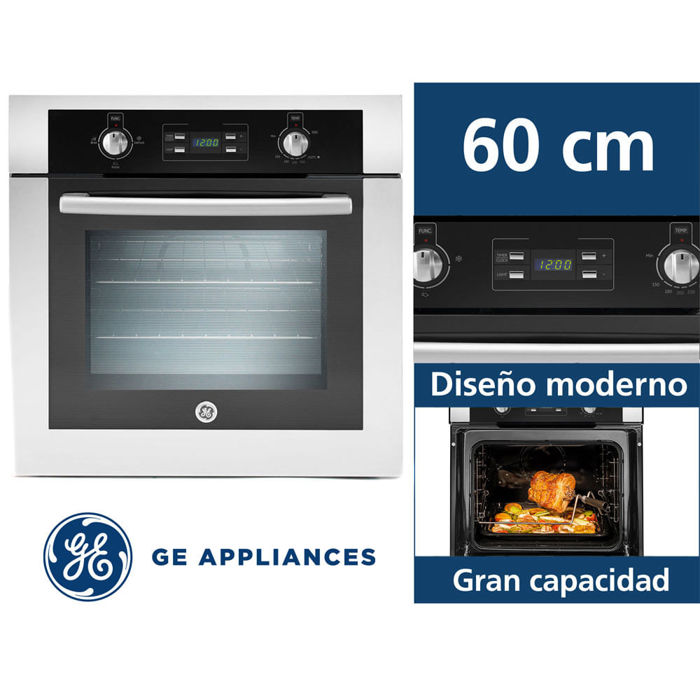 Horno Eléctrico GENERAL ELECTRIC HG6045EYAI2 Negro/Inox | plazaVea -  Supermercado