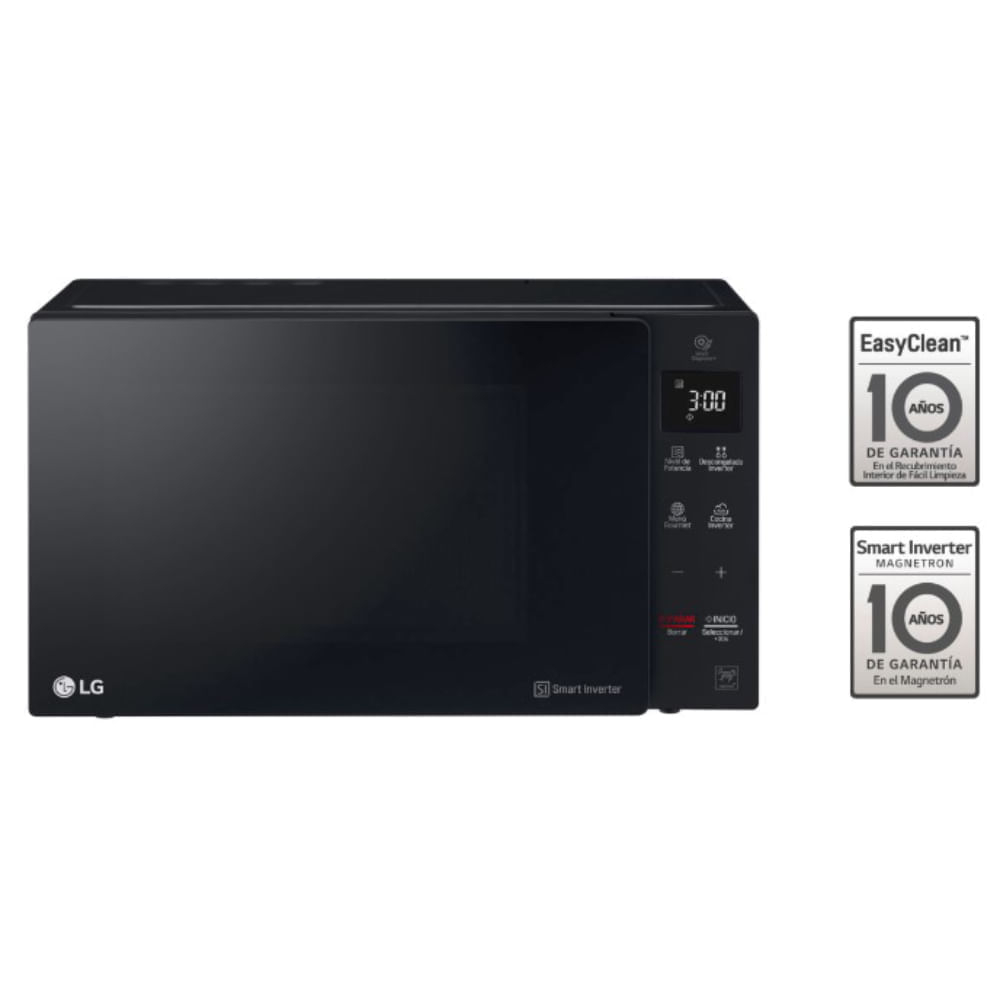 Horno Microondas LG MS2536GIS 25L EasyClean Negro