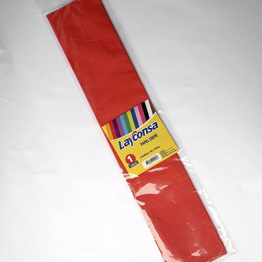 Papel Crepé LAYCONSA Rojo Bolsa 1un