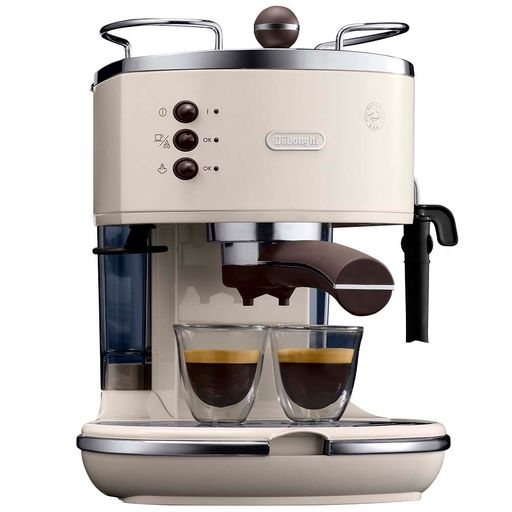 Cafetera DELONGHI 1.4L Icona Espresso Vintage ECOV311 Beige