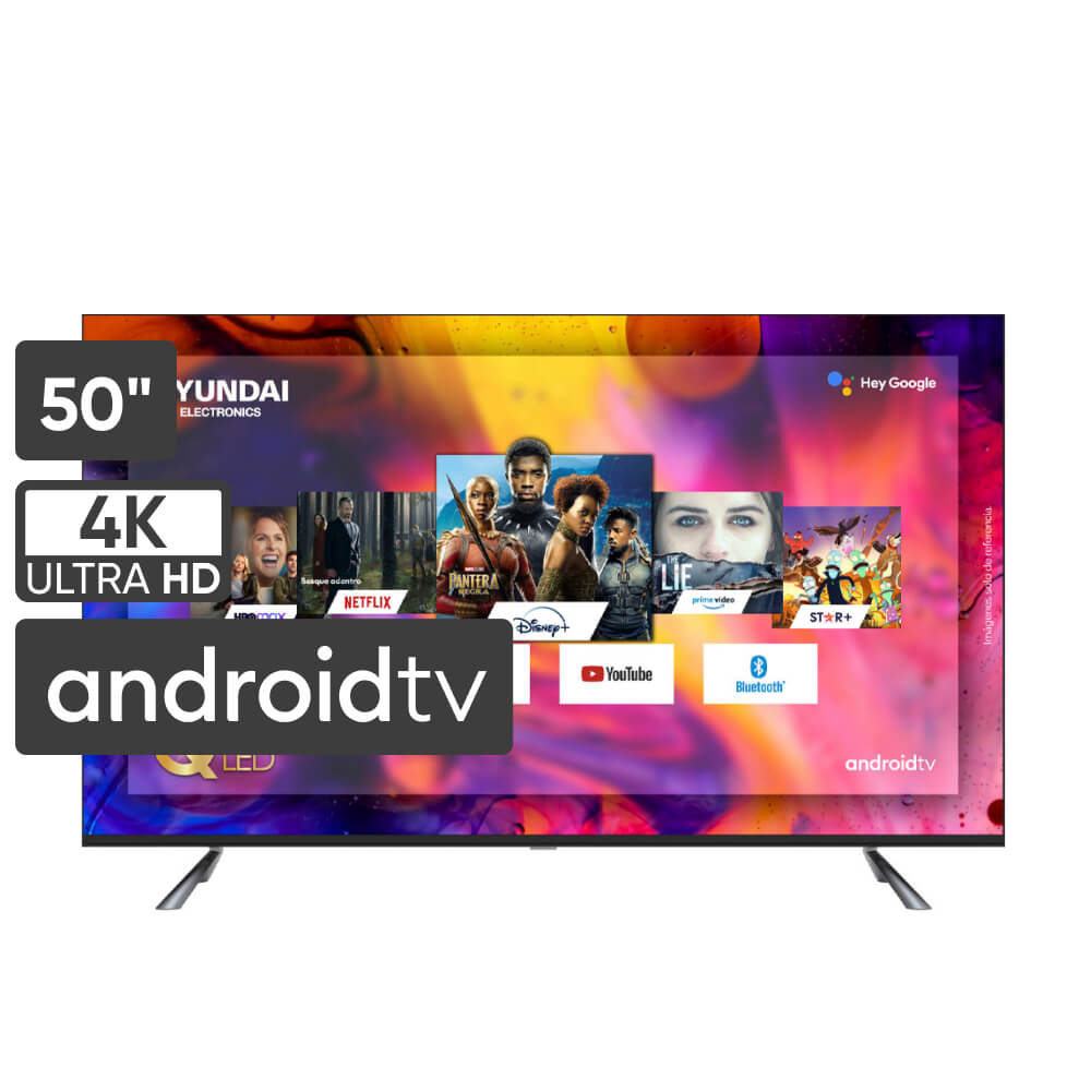 Televisor HYUNDAI QLED 50 UHD 4K Smart Tv HYLED5019QA4KM