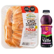 pack-croissant-de-pollo-chicha-morada-frugos-botella-300ml