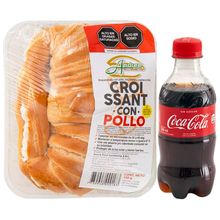 pack-croissant-de-pollo-gaseosa-coca-cola-sin-azucar-botella-300ml