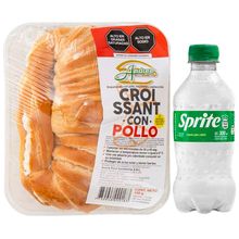 pack-croissant-de-pollo-gaseosa-sprite-botella-300ml
