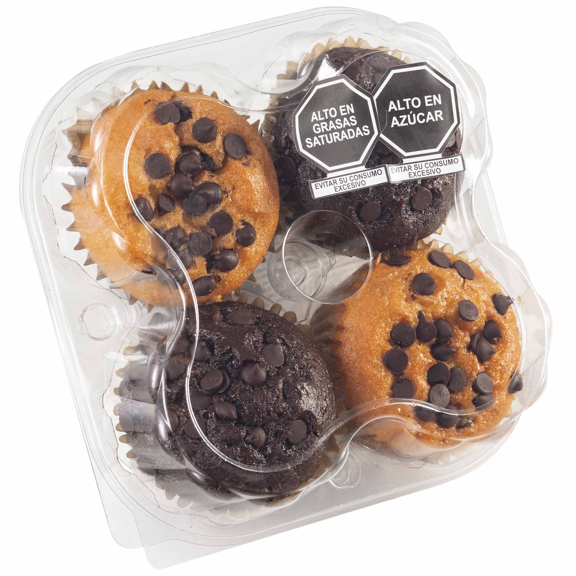 Muffins de Chocochips Paquete 4un