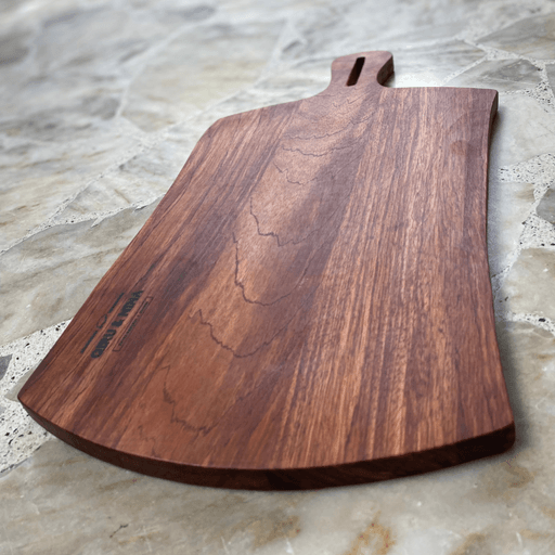 Tabla para Picar con Mango de Madera Walnut