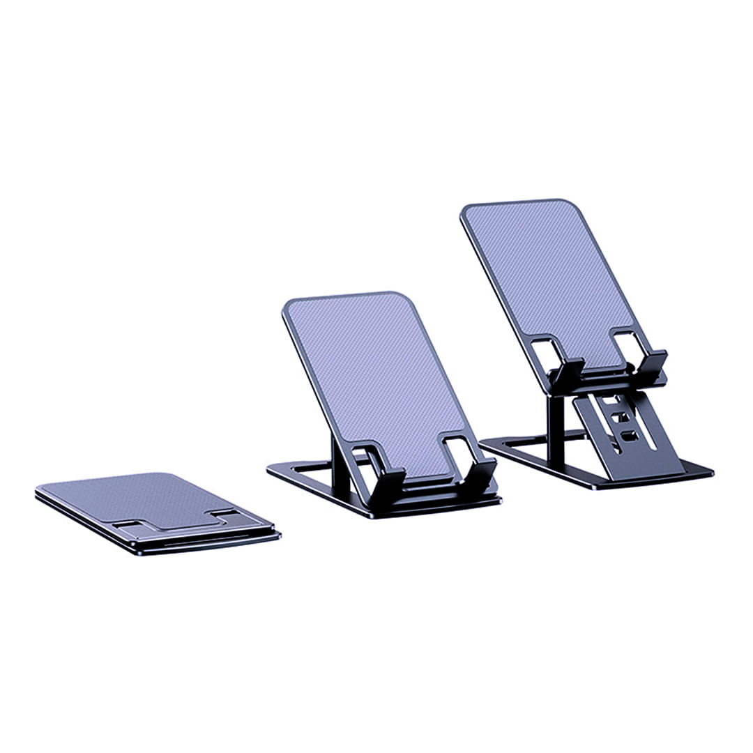 Soporte S&T de Escritorio para Teléfono Móvil TC-04 Nivel Ajustable Deep Grey