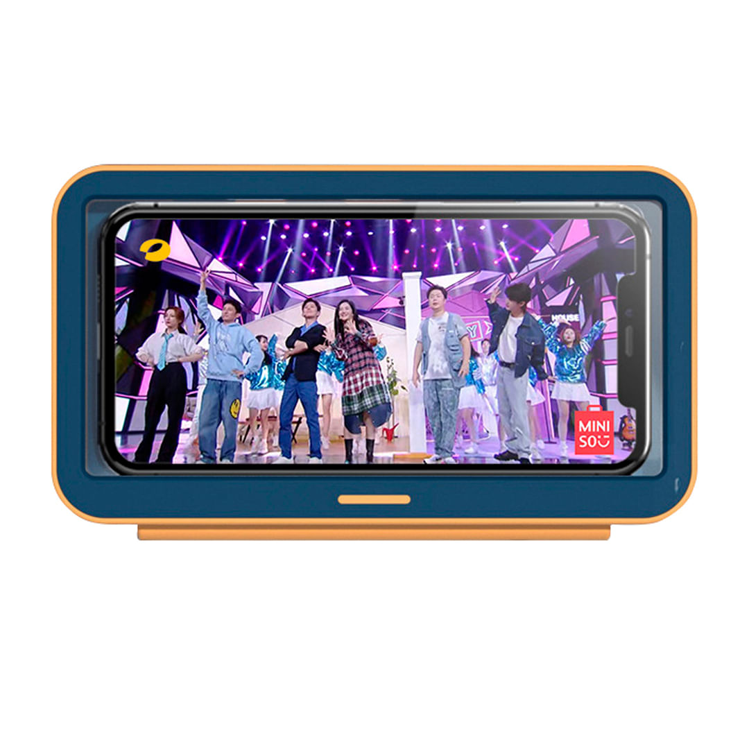 Soporte S&T LC-399 Impermeable para Telefonos Moviles Giratorio 360° Azul