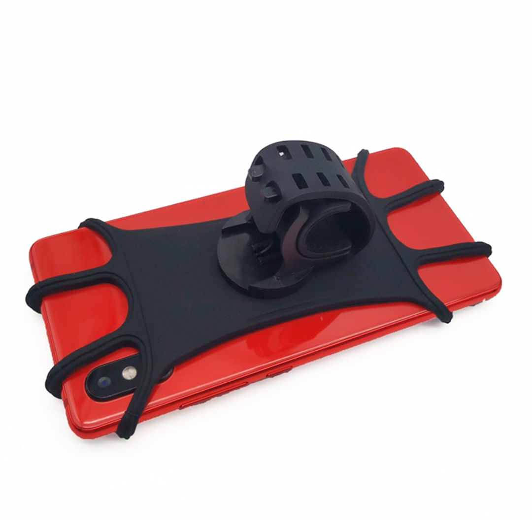 Soporte Universal S&T SH-BICPH para Bicicleta Para Telefono Silicona Negro