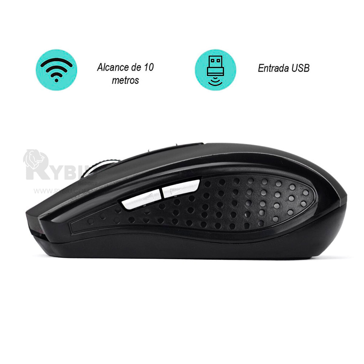 Mouse USB Negro