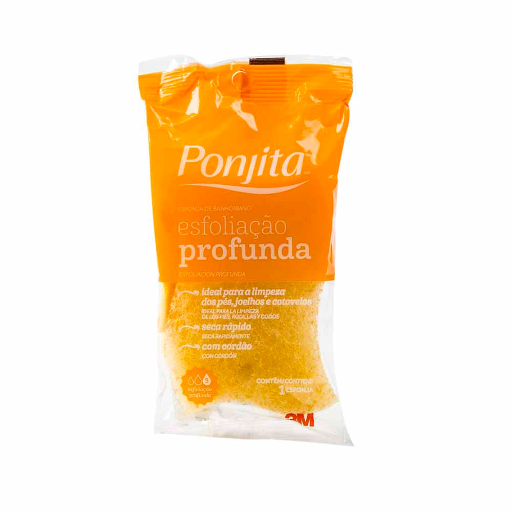 Esponja de Baño PONJITA Exfoliación Profunda Bolsa 1un - Supermercado ponjita