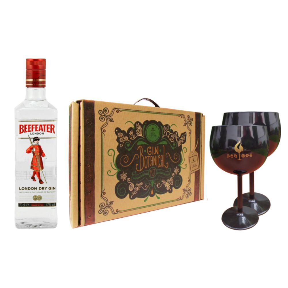 Kit classic +Beefeater+2 Copas Negras Gin Fever