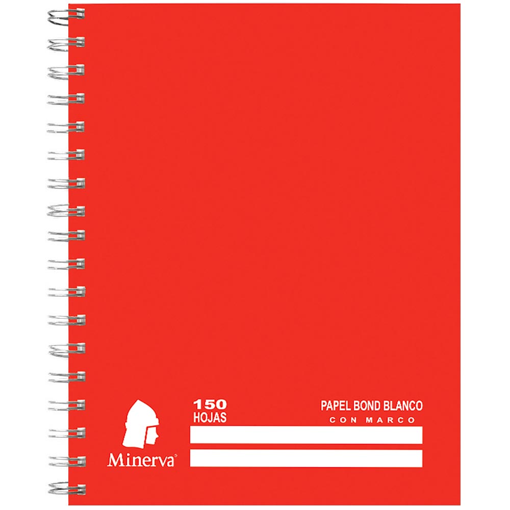 Cuaderno MINERVA Cuadriculado Anillado 150 Hojas