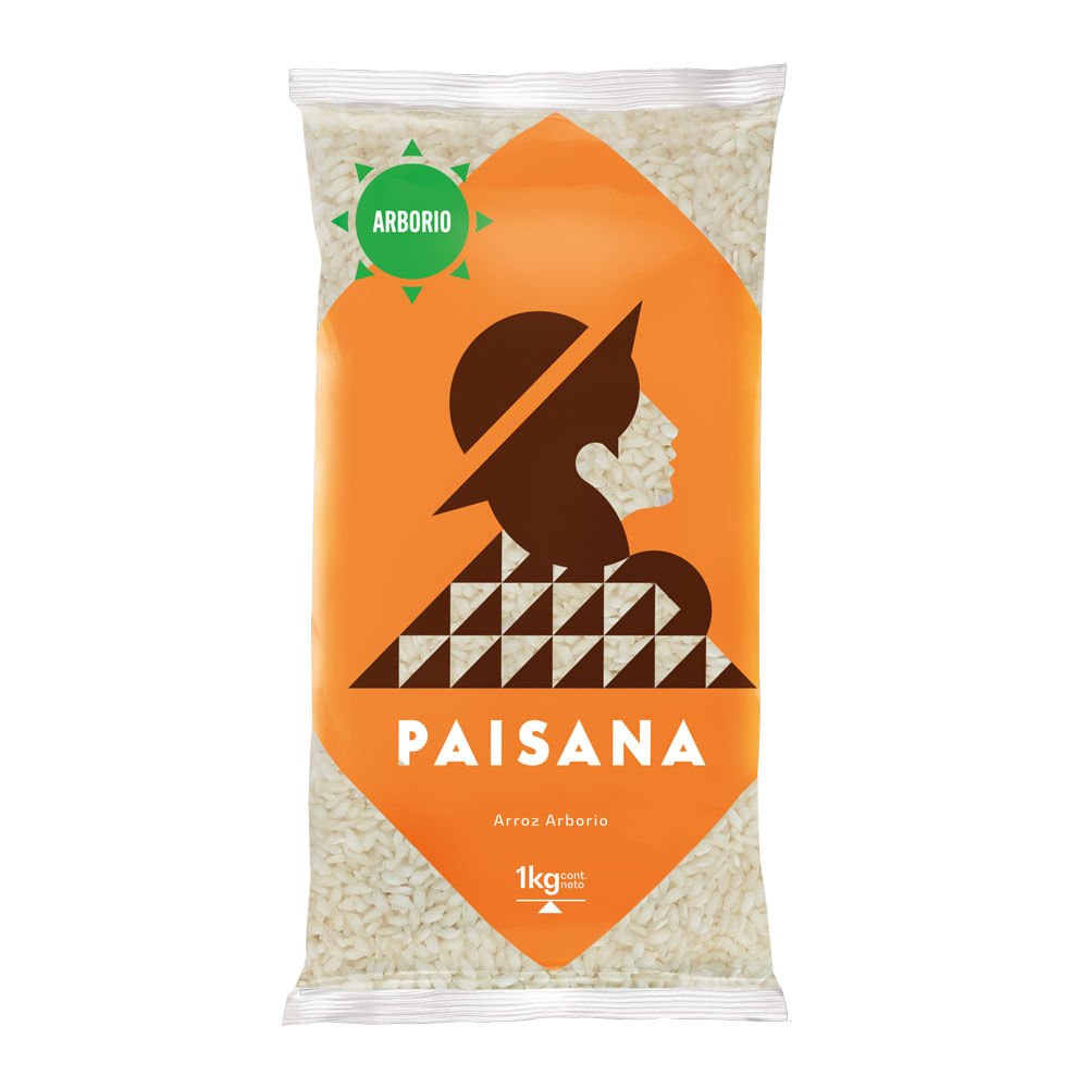 Arroz Arborio PAISANA Bolsa 1Kg Supermercado