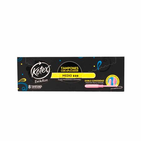 tampon-kotex-evolution-medio-con-aplicador-caja-8un