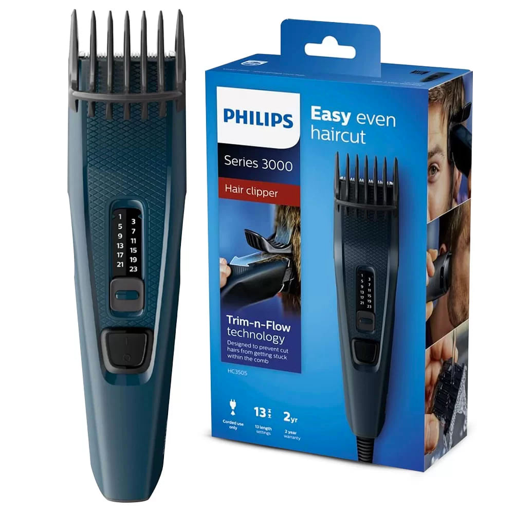Cortadora de Cabello Philips HC3505 Hair Clipper 13 Posiciones ...