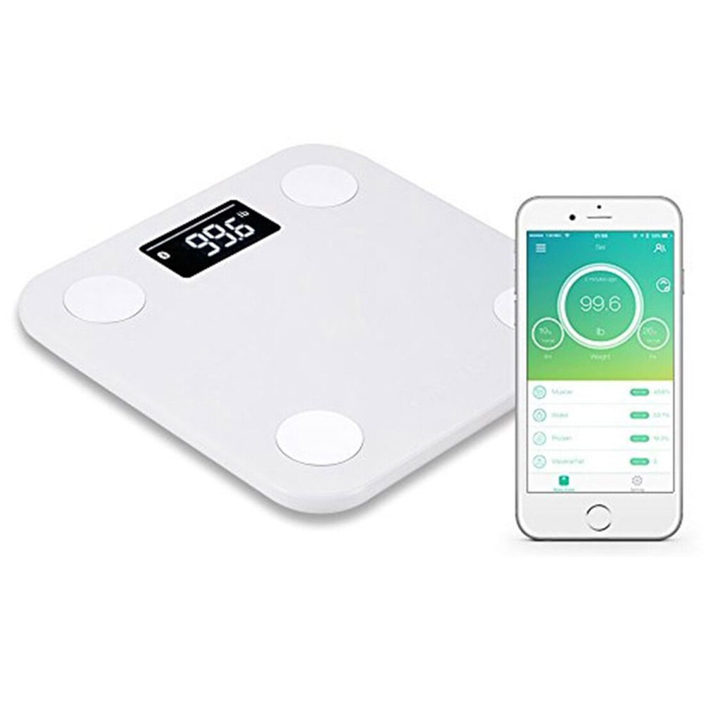 Balanza Digital Inteligente 12 Lecturas Personal Scale Blanco