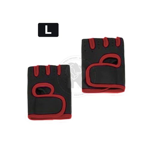 Guantes Antideslizantes Gym Rojo Talla S